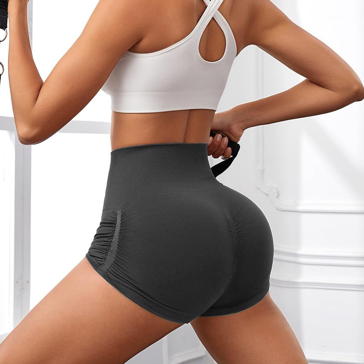 Pantalones Cortos de Yoga Cintura Alta Push Up – Comodidad, Estilo y Rendimiento,