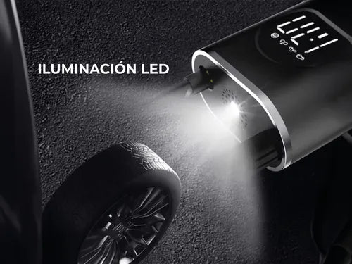 Inflador Portátil Inalámbrico Recargable