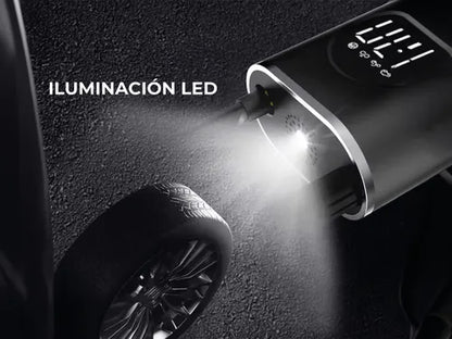 Inflador Portátil Inalámbrico Recargable